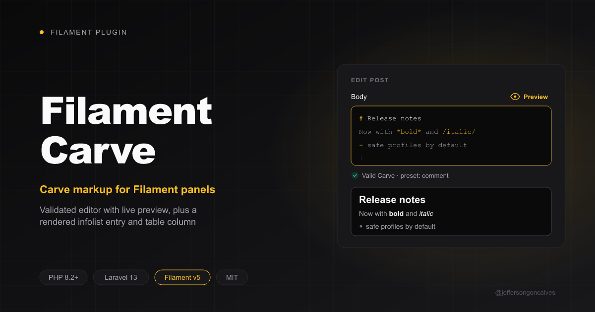 filament-carve