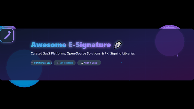 Awesome-E-Signature