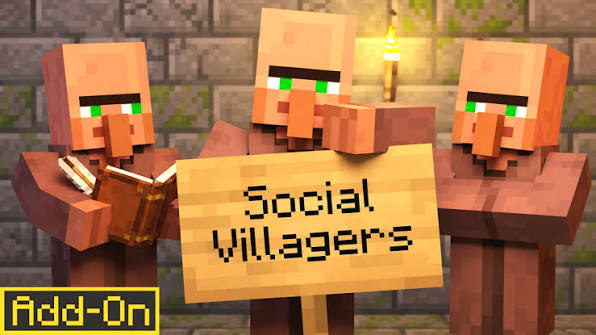 Social-Villagers-Addon-Minecraft