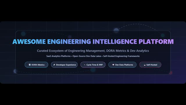 Awesome-Engineering-Intelligence-Platform