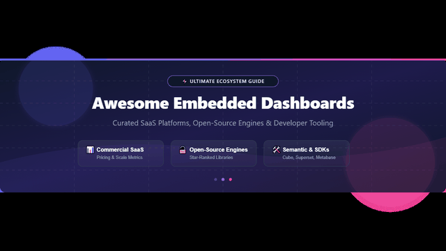 Awesome-Embedded-Dashboards