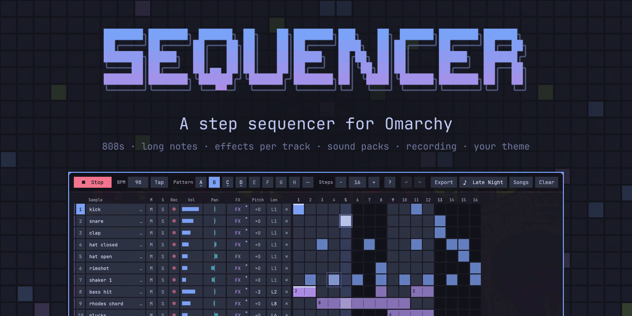 omarchy-sequencer