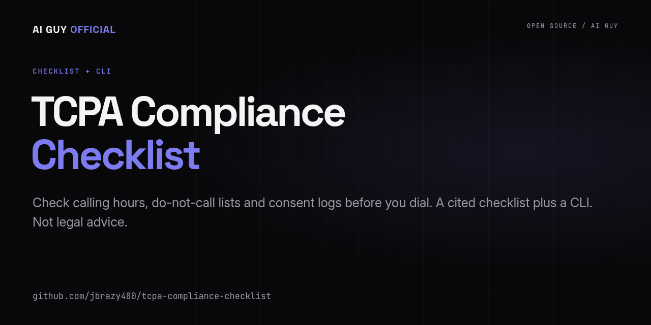 tcpa-compliance-checklist