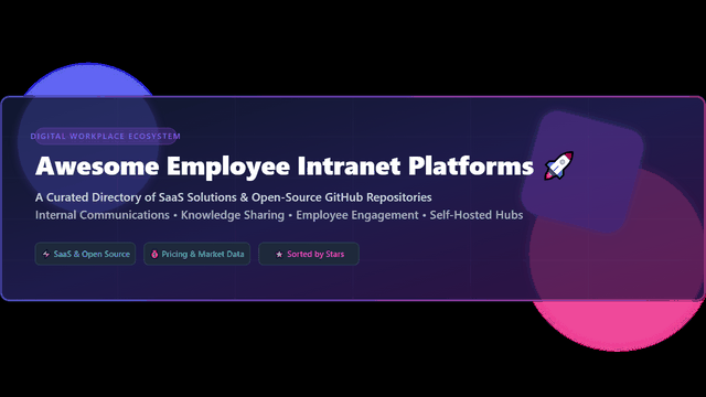 Awesome-Employee-Intranet-Platform