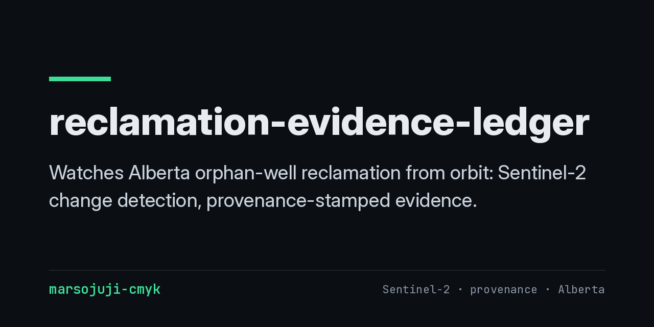 reclamation-evidence-ledger