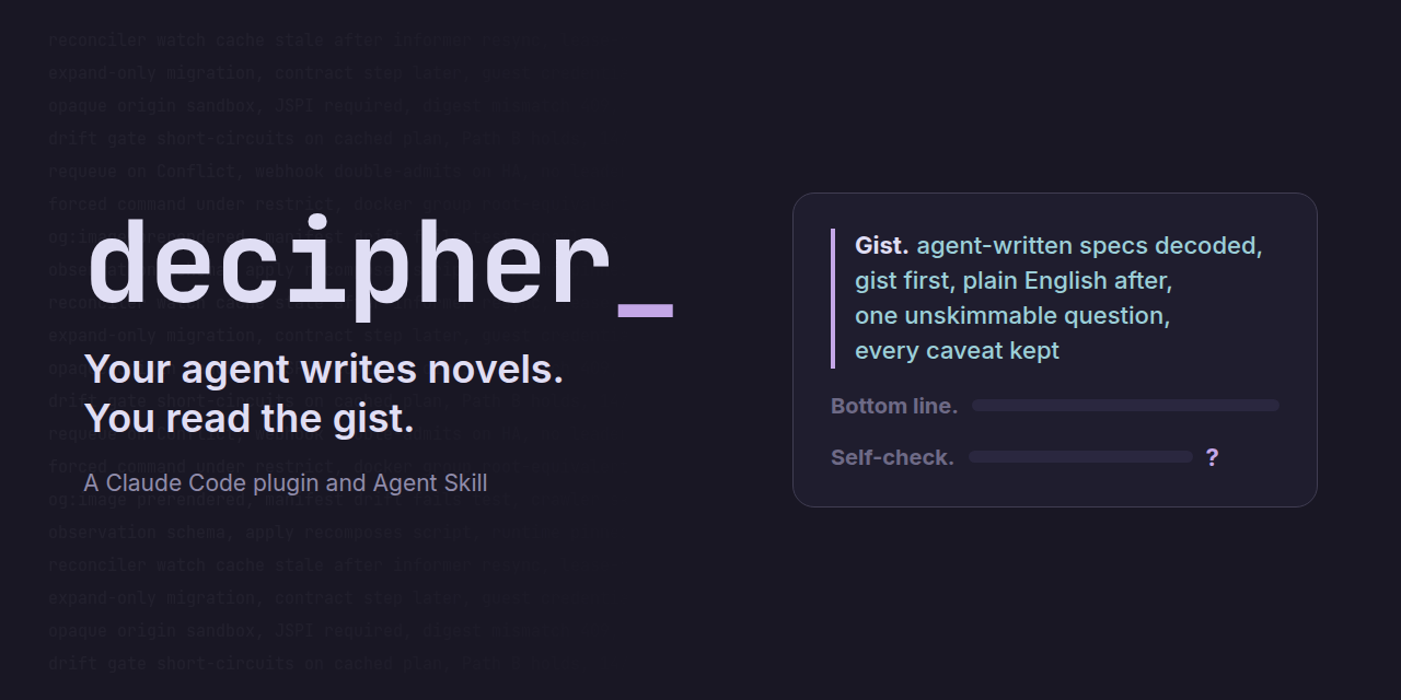 decipher