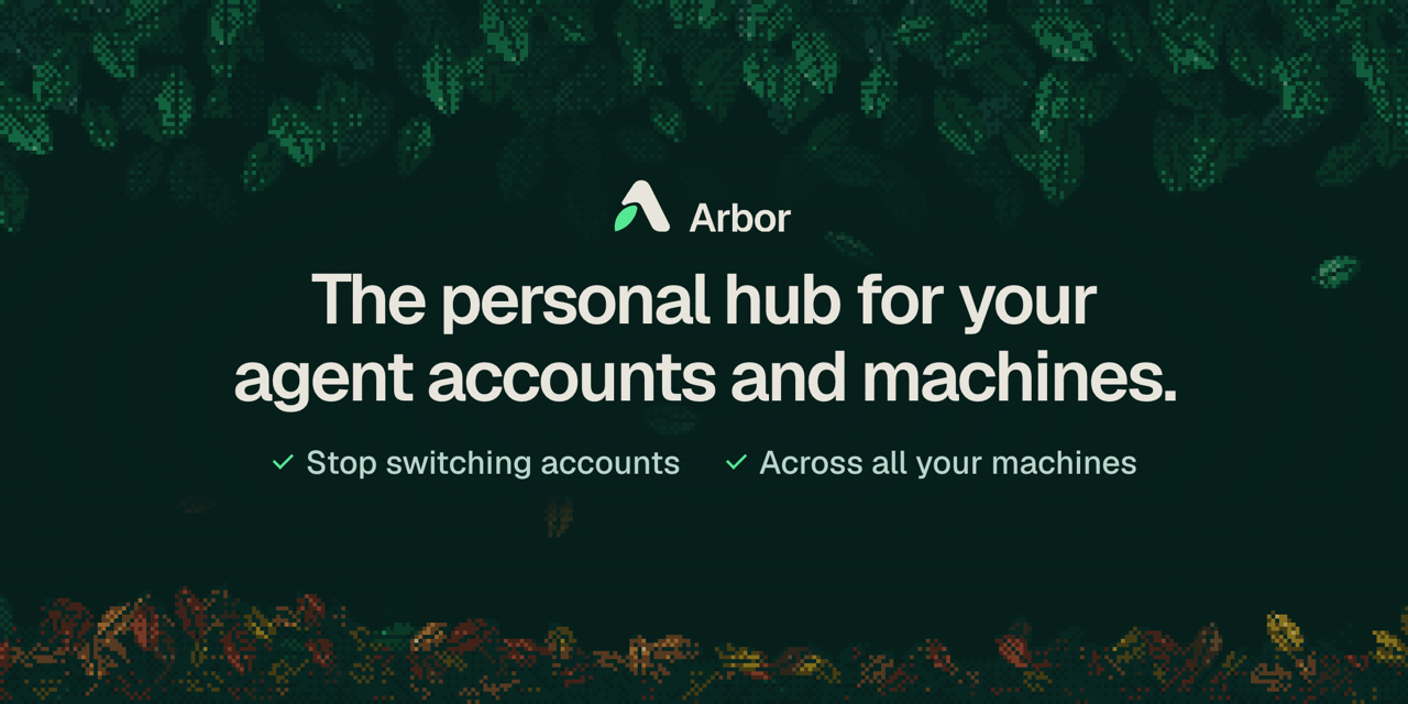 arbor — A Mac app that pools your Claude and Codex subscriptions behind one proxy and shares…