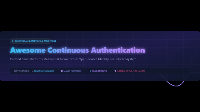 Awesome-Continuous-Authentication