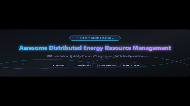 Awesome-Distributed-Energy-Resource-Management