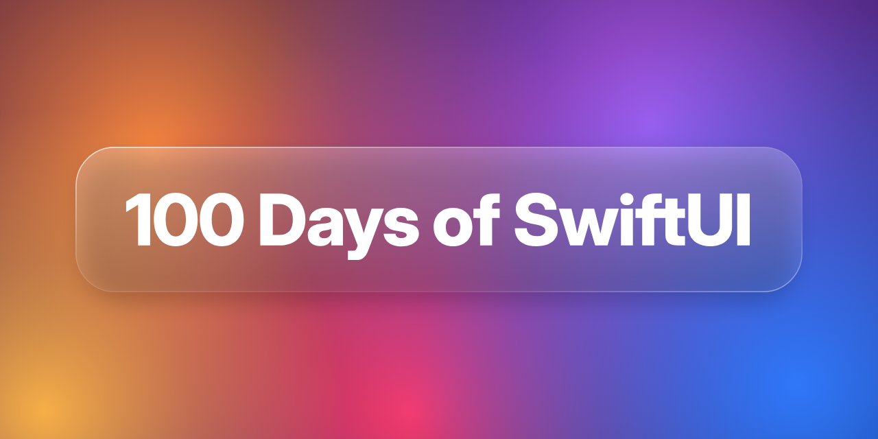 100-days-of-swiftui