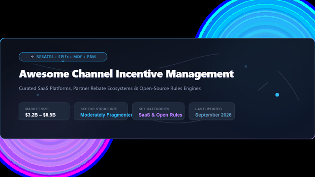 Awesome-Channel-Incentive-Management
