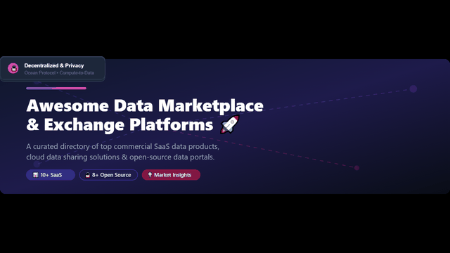Awesome-Data-Marketplace-Platform