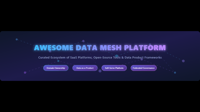 Awesome-Data-Mesh-Platform