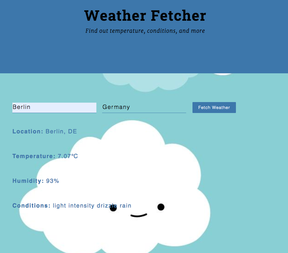 GitHub Marselgray weatherapp Weather Fetcher Weather Application 