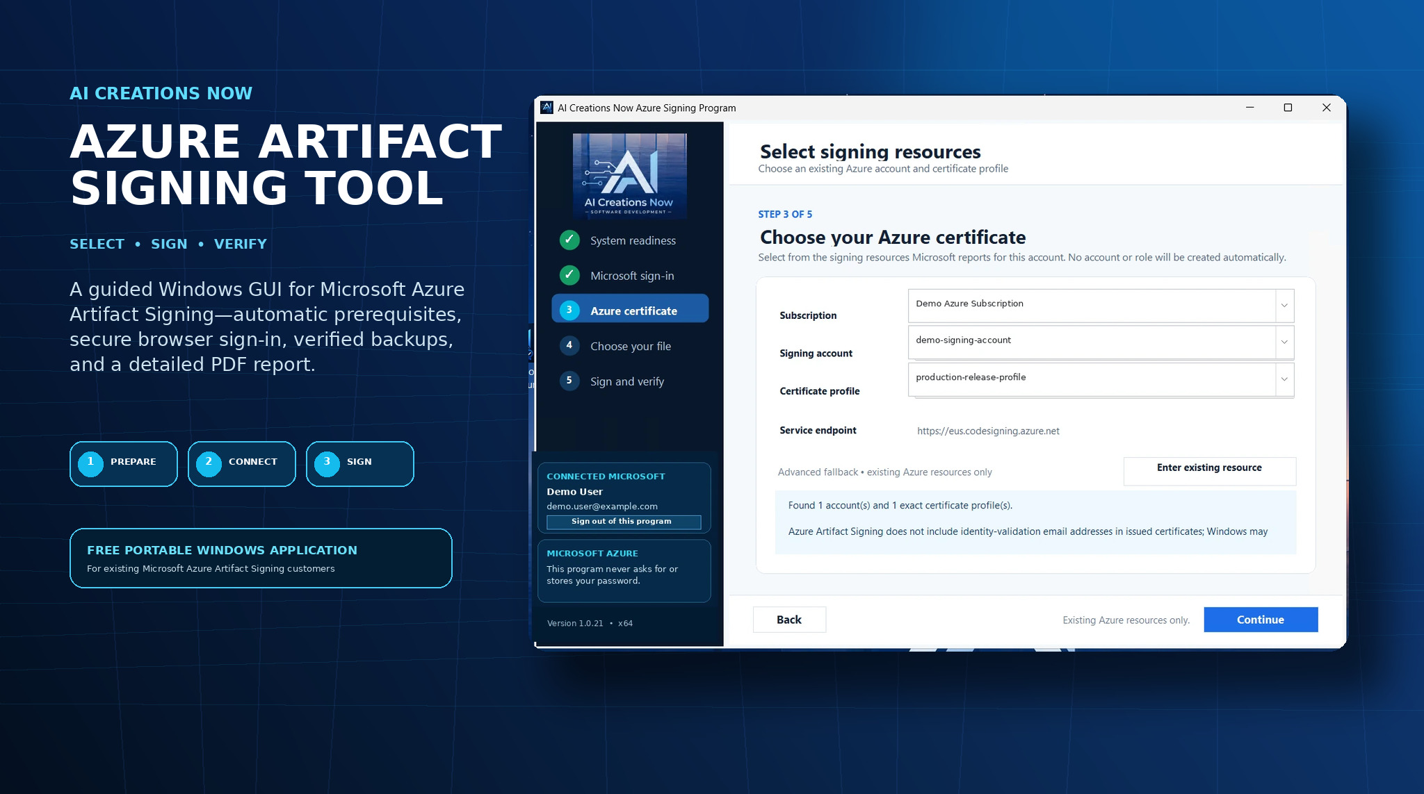 azure-artifact-signing-tool