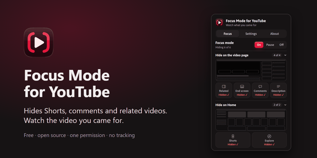 focus-mode-for-youtube