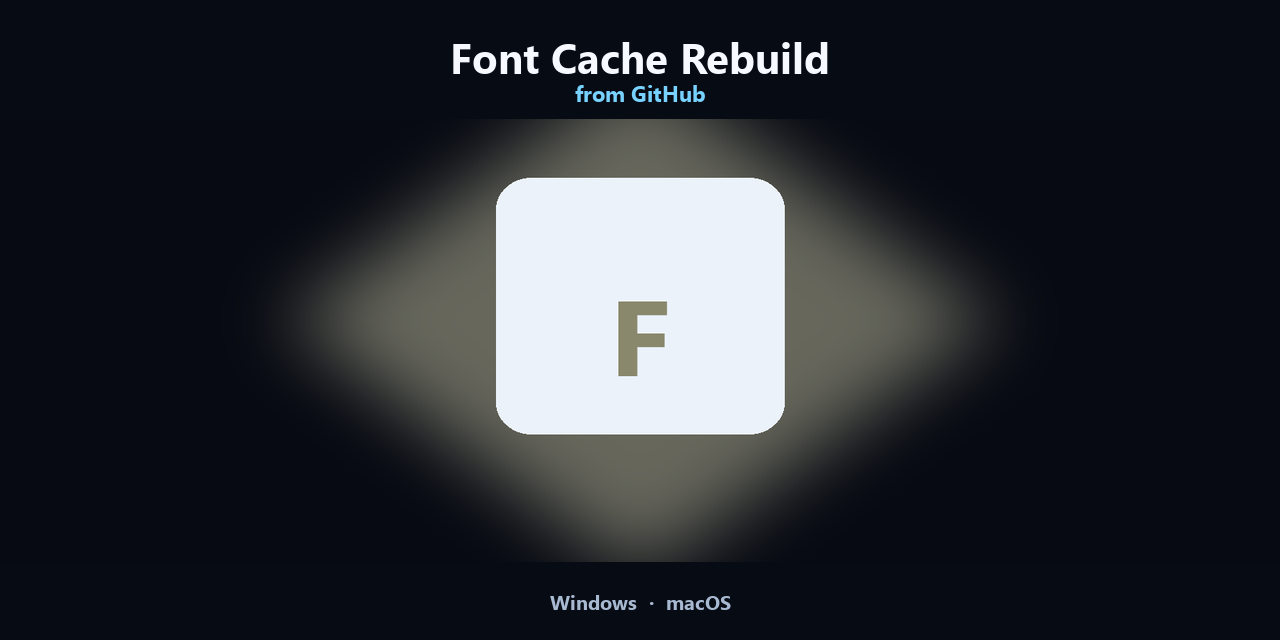 font-cache-rebuild