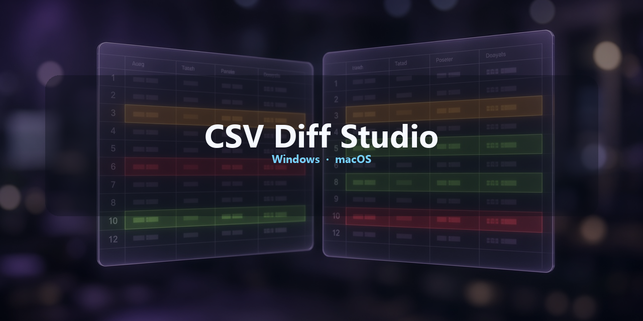 csv-diff-studio