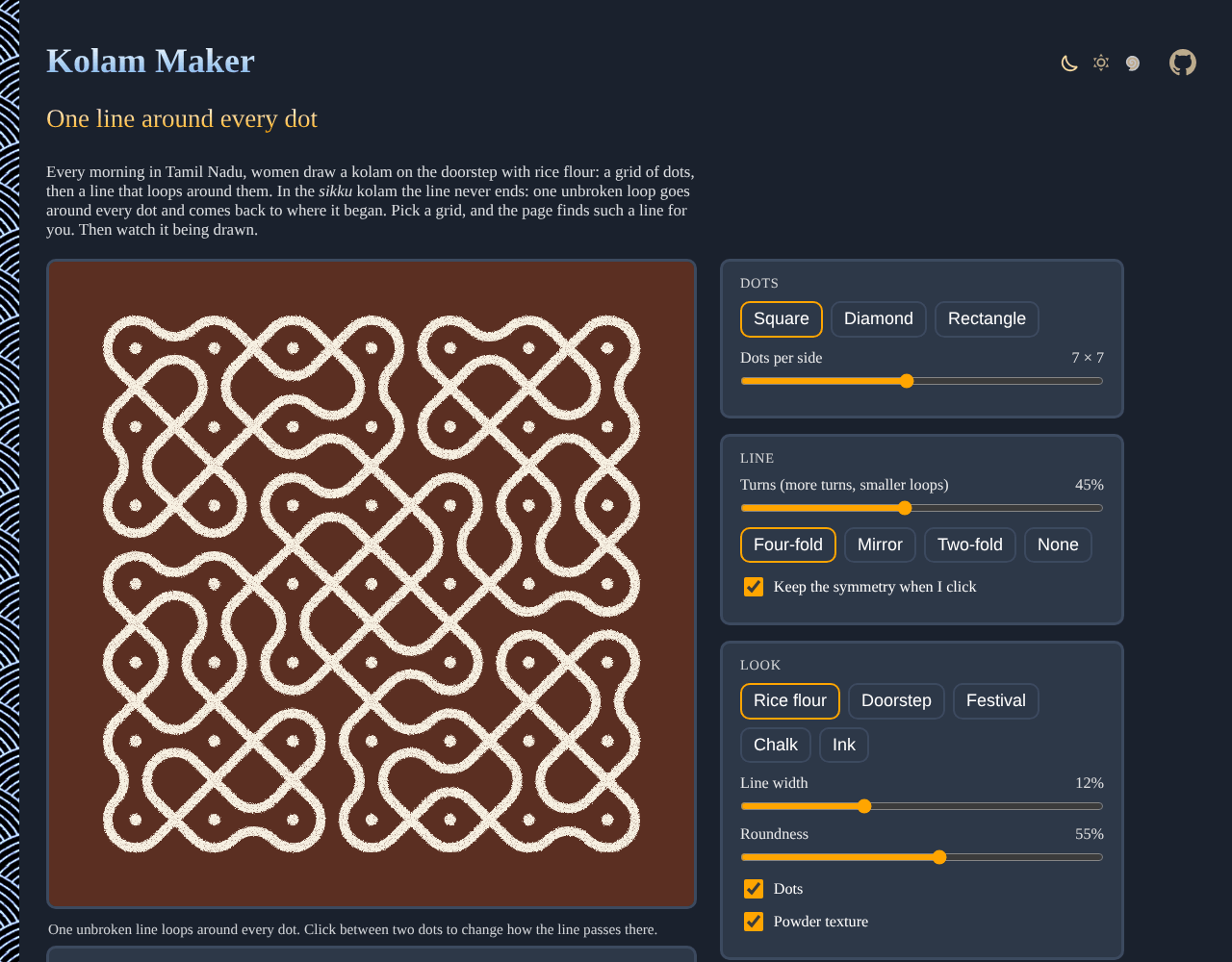 kolam-maker