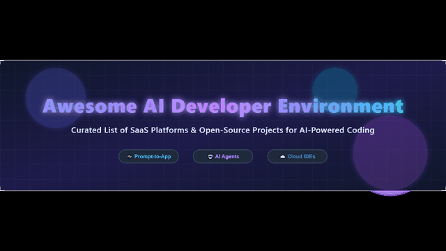Awesome-AI-Developer-Environment
