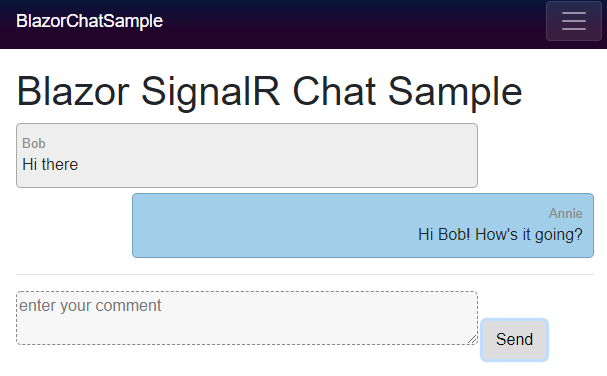 blazorchatsample