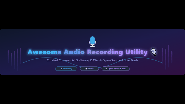 Awesome-Audio-Recording-Utility