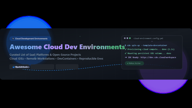 Awesome-Cloud-Development-Environment