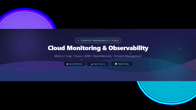 Awesome-Cloud-Monitoring-Observability