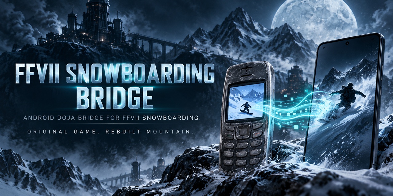 FFVII-Snowboarding-Bridge