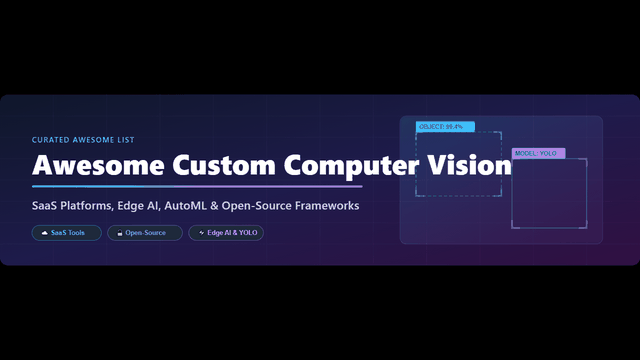 Awesome-Custom-Computer-Vision