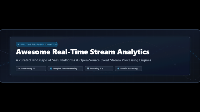 Awesome-Real-Time-Stream-Analytics