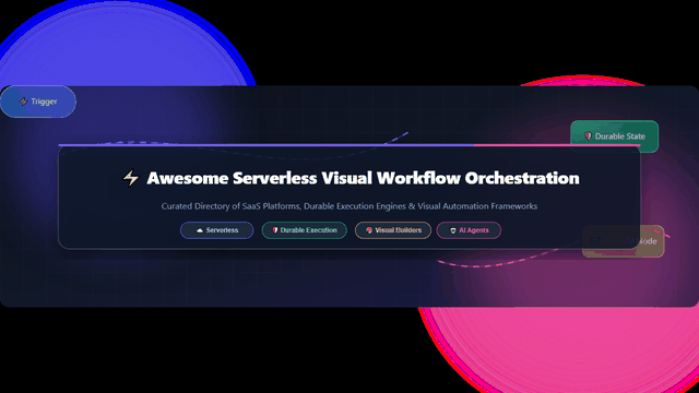 Awesome-Serverless-Visual-Workflow-Orchestration