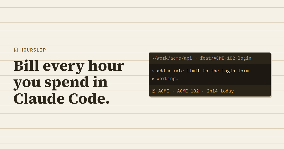 hourslip