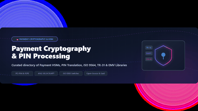Awesome-Payment-Cryptography-Pin-Processing