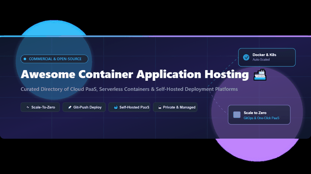 Awesome-Container-Application-Hosting