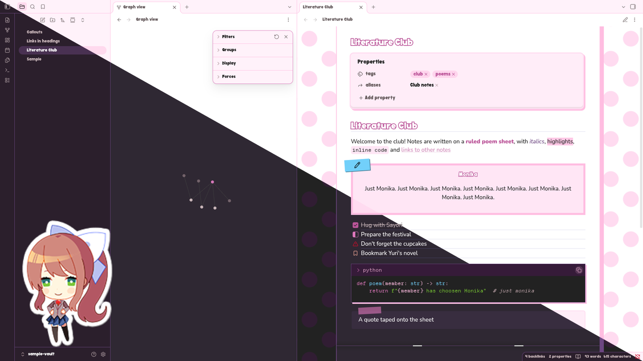 ddlc-obsidian-theme