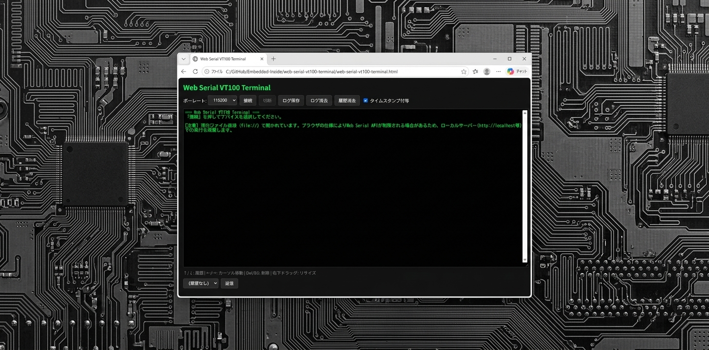 web-serial-vt100-terminal
