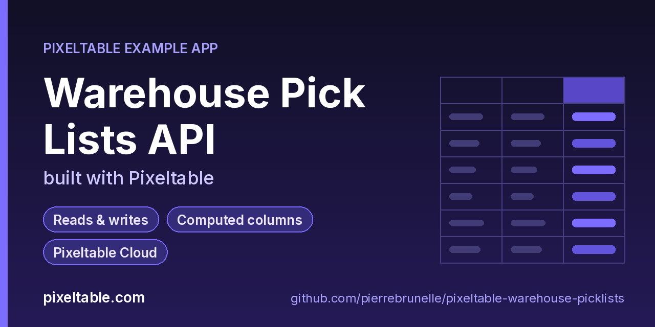 pixeltable-warehouse-picklists