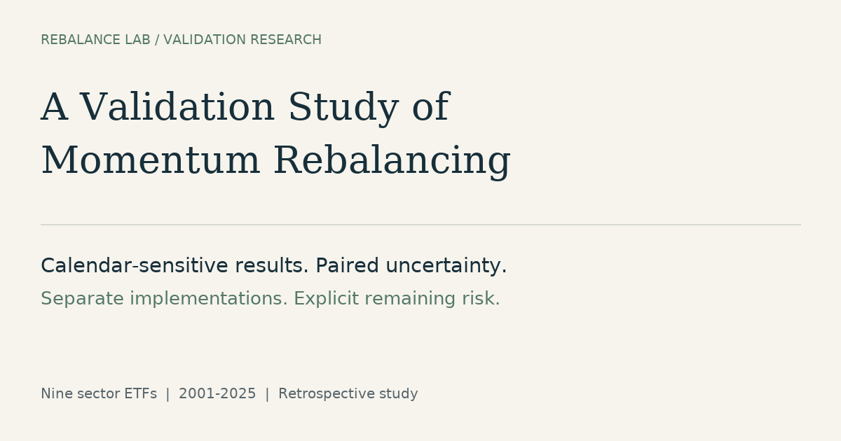 rebalance-lab