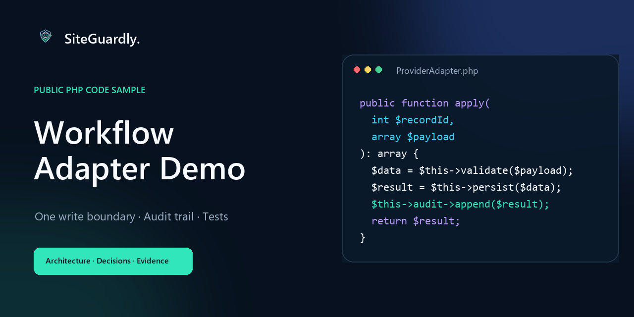 wordpress-workflow-adapter-demo