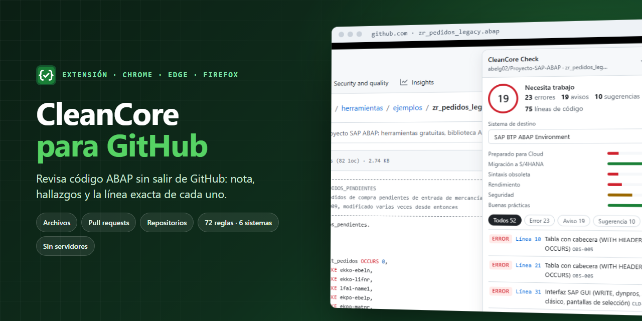 cleancore-github