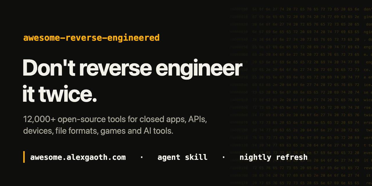 awesome-reverse-engineered