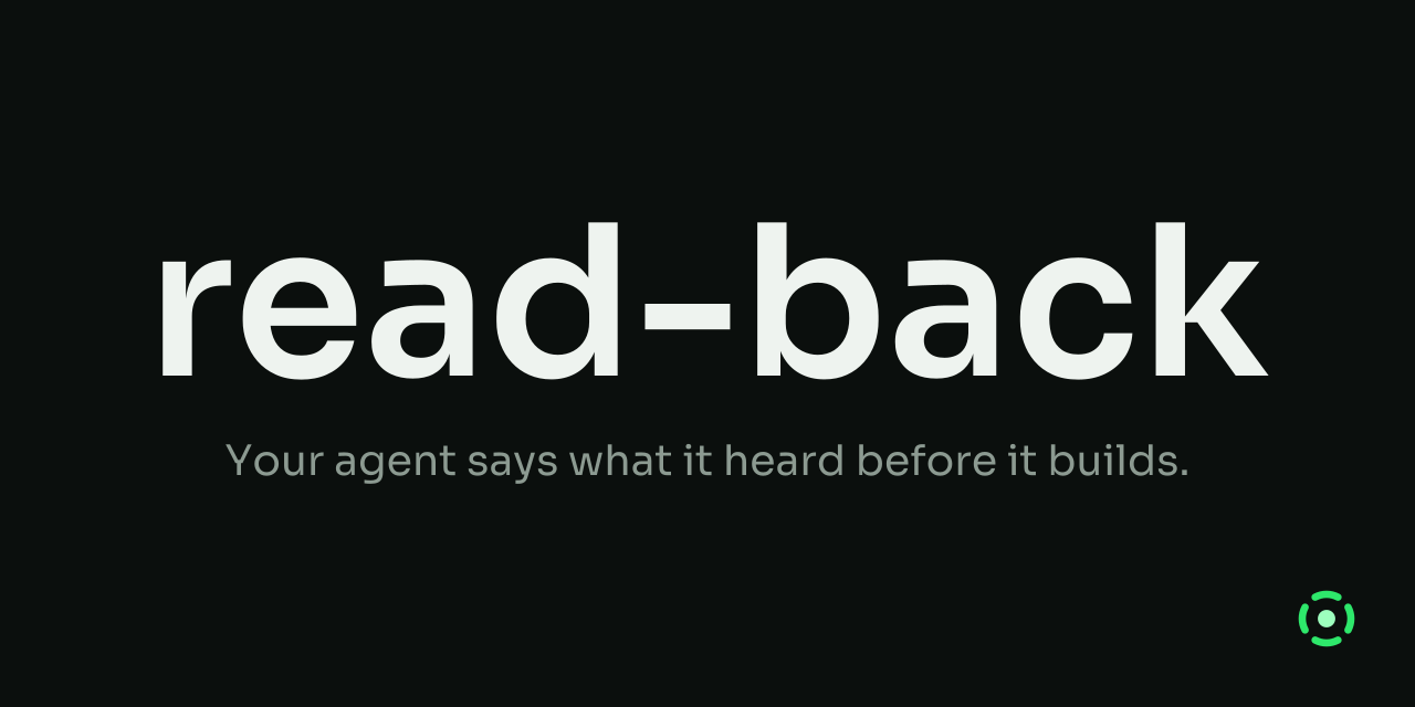 read-back