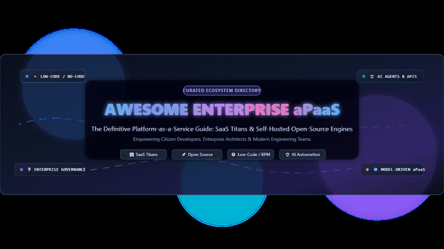 Awesome-Enterprise-Platform-As-A-Service-Apaas