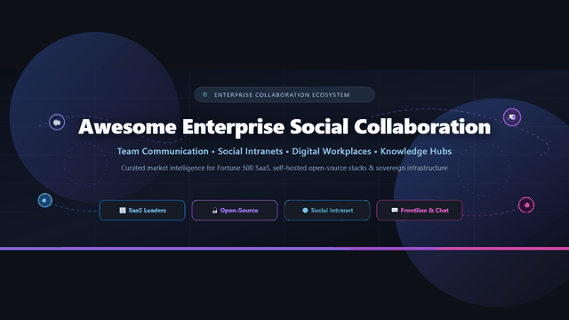 Awesome-Enterprise-Social-Collaboration