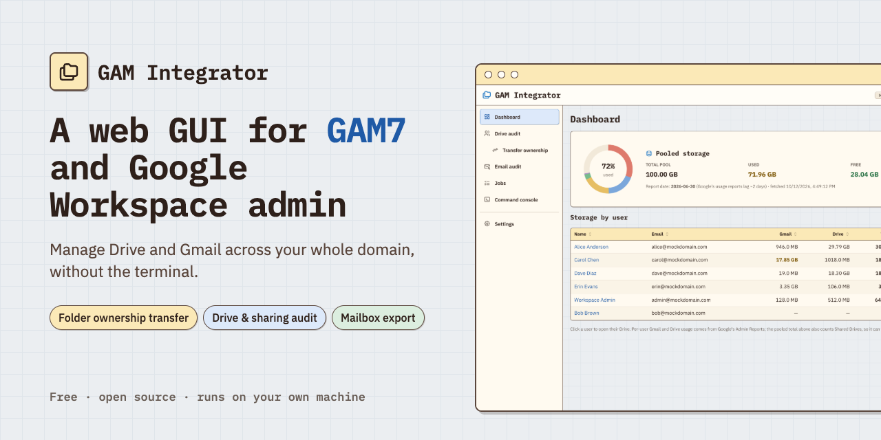 gam-integrator