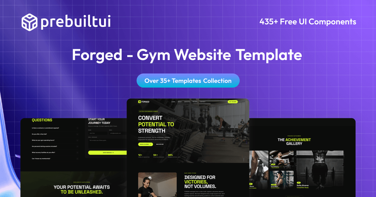forged-gym-website-template