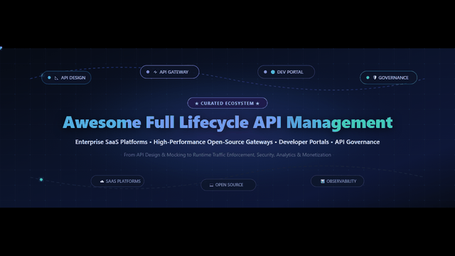 Awesome-Full-Lifecycle-API-Management