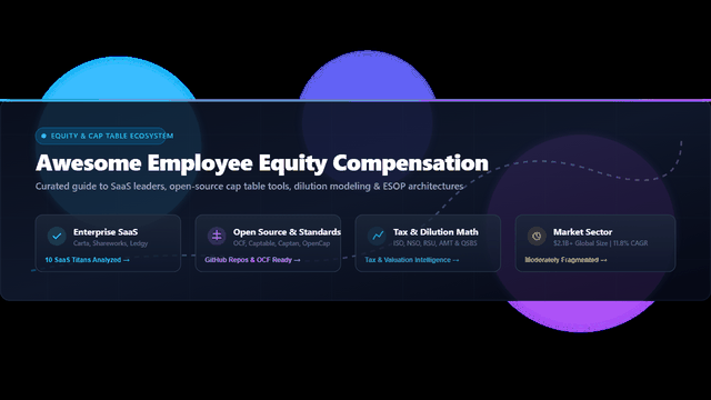 Awesome-Employee-Equity-Compensation-Managers
