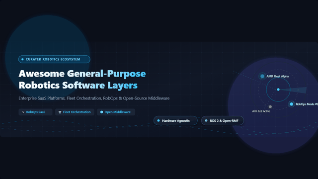 Awesome-General-Purpose-Robotics-Software-Layers